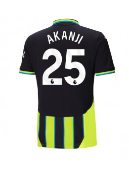 Manchester City Manuel Akanji #25 Replika Borta Kläder 2024-25 Kortärmad